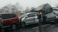 Update Data Kendaraan yang Terlibat Kecelakaan Beruntun di Tol Cipularang