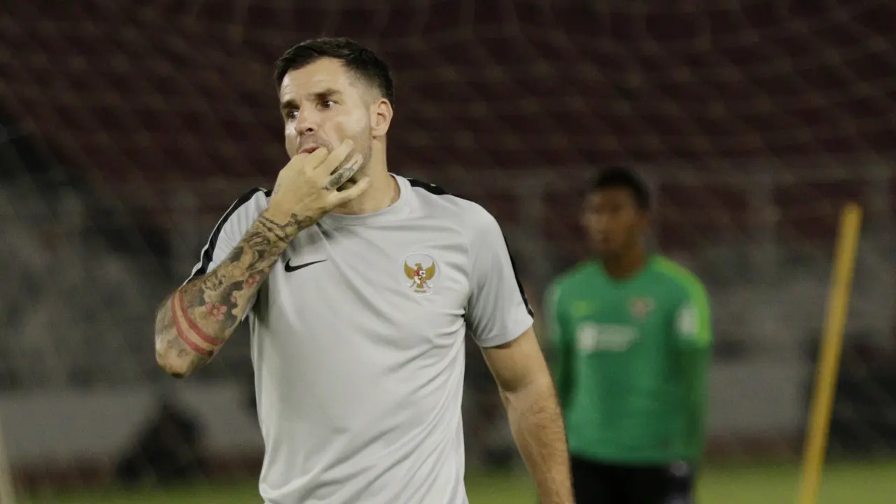 Latihan Timnas Indonesia