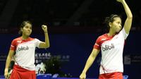 Selebrasi Greysia/Nitya di Indonesia Open 2015
