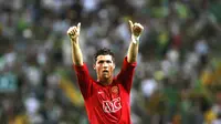 Cristiano Ronaldo saat masih membela Manchester United. (AFP PHOTO/FRANCISCO LEONG)