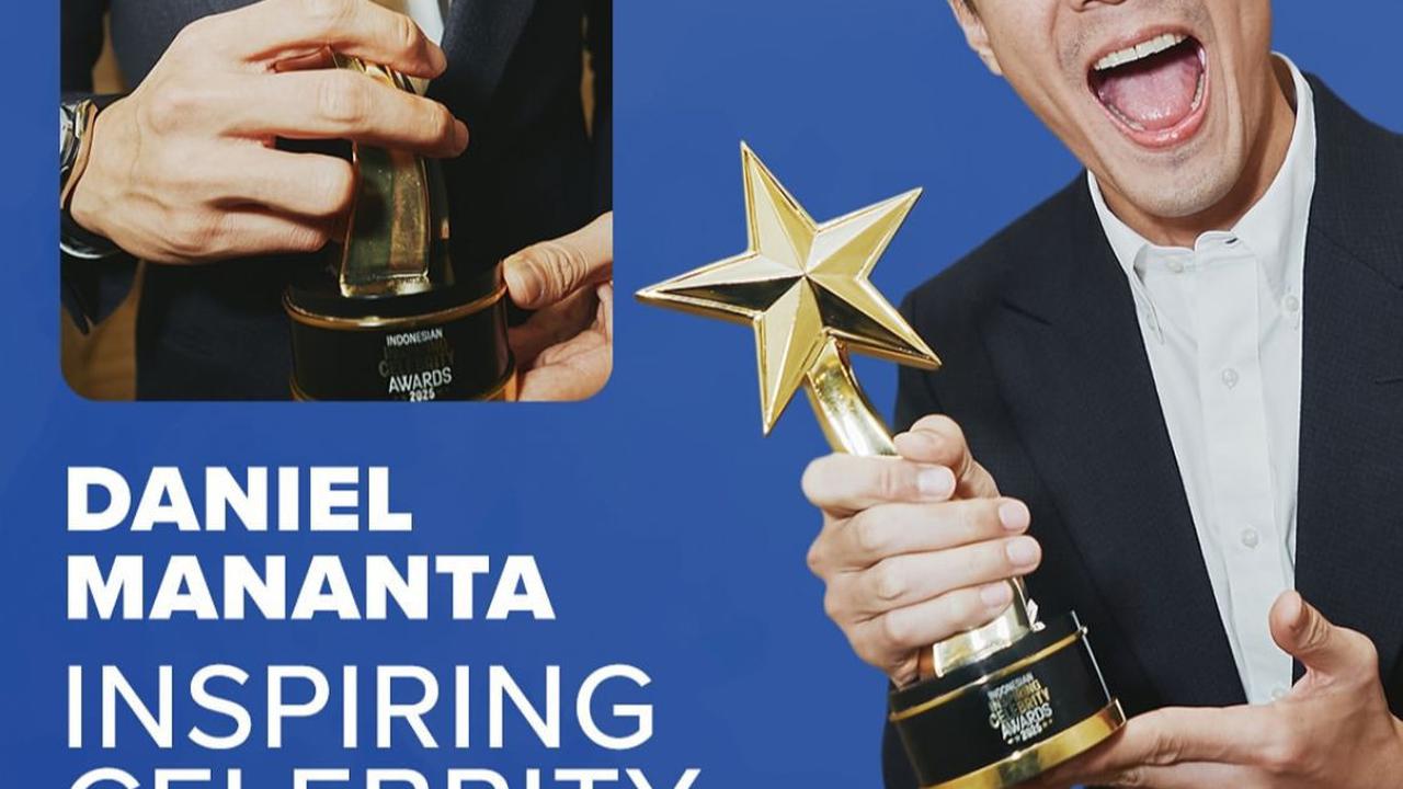 Daniel Mananta Sabet Penghargaan Inspiring Celebrity of the Year 2025, Ini Perjalanannya