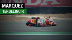 Berita video Pebalap Repsol Honda, Dani Pedrosa, catatkan waktu tercepat dan rekannya Marc Marquez tergelincir pada tes MotoGP hari terakhir di Sirkuit Buriram, Thailand, Minggu (18/2/2018).