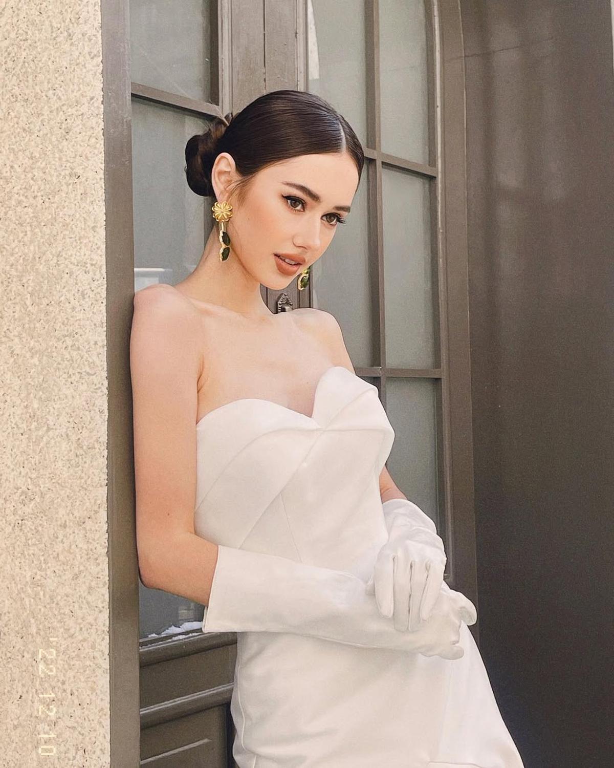 Potret Vika Kolesnaya Pacar Billy Syahputra saat Pemotretan Pakai Gaun Pengantin
