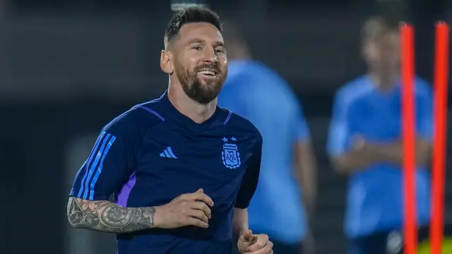 Lionel Messi Kembali Berlatih Jelang Final Piala Dunia 2022