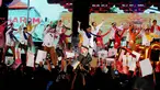 Malam puncak pemilihan Abang None Jakarta 2014 berlangsung meriah di kawasan Monas, Sabtu (30/8/14). (Liputan6.com/Andrian M Tunay)