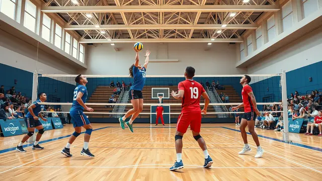 ukuran lapangan bola voli adalah .