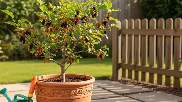 Jenis Pohon Buah Mini yang Bisa Ditanam di Kontrakan Kecil/Gemini AI