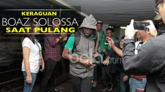 Video keraguan Boaz Solossa soal pensiun dari Timnas Indonesia yang disampaikan saat skuat kembali dari Thailand, Minggu (18/12/2016).