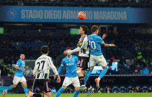 Duel antara Napoli vs Juventus pada pekan ke-14 Serie A 2025/2026 - Alessandro Garofalo/LaPresse via AP