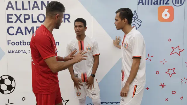 Allianz Explorer Camp 2019, Martin Demichelis, Sandi Sute, Rezaldi Hehanussa