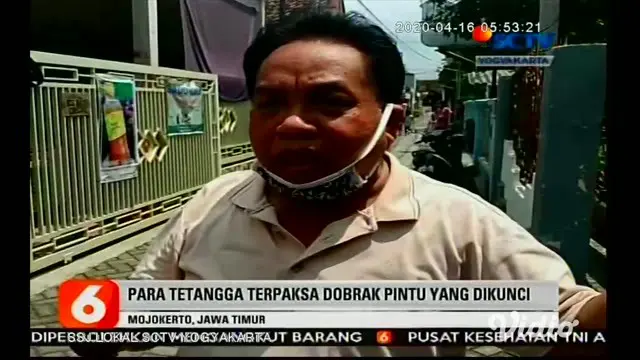 Sejumlah personil Polresta Mojokerto, Jawa Timur, langsung mengamankan Patut Martono di rumahnya, di Gang III Sinoman, Kelurahan Miji, Mojokerto. Lelaki 63 tahun ini, diduga telah menganiaya Maria kakak kandungnya.