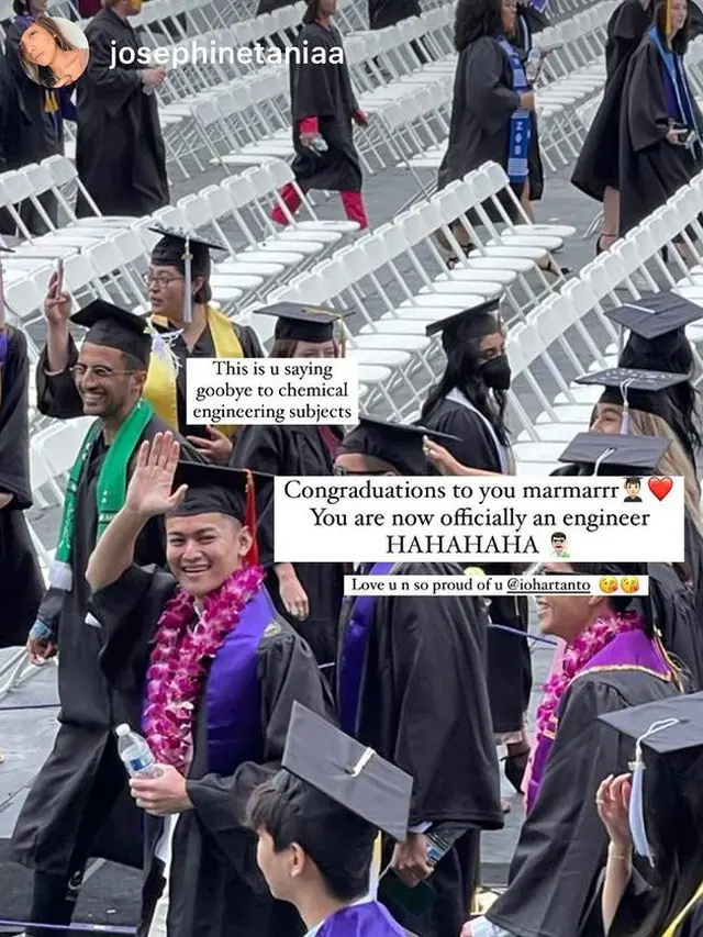 6 Momen Wisuda Mario Hartanto Adik Boy William, Lulus dari University of Washington