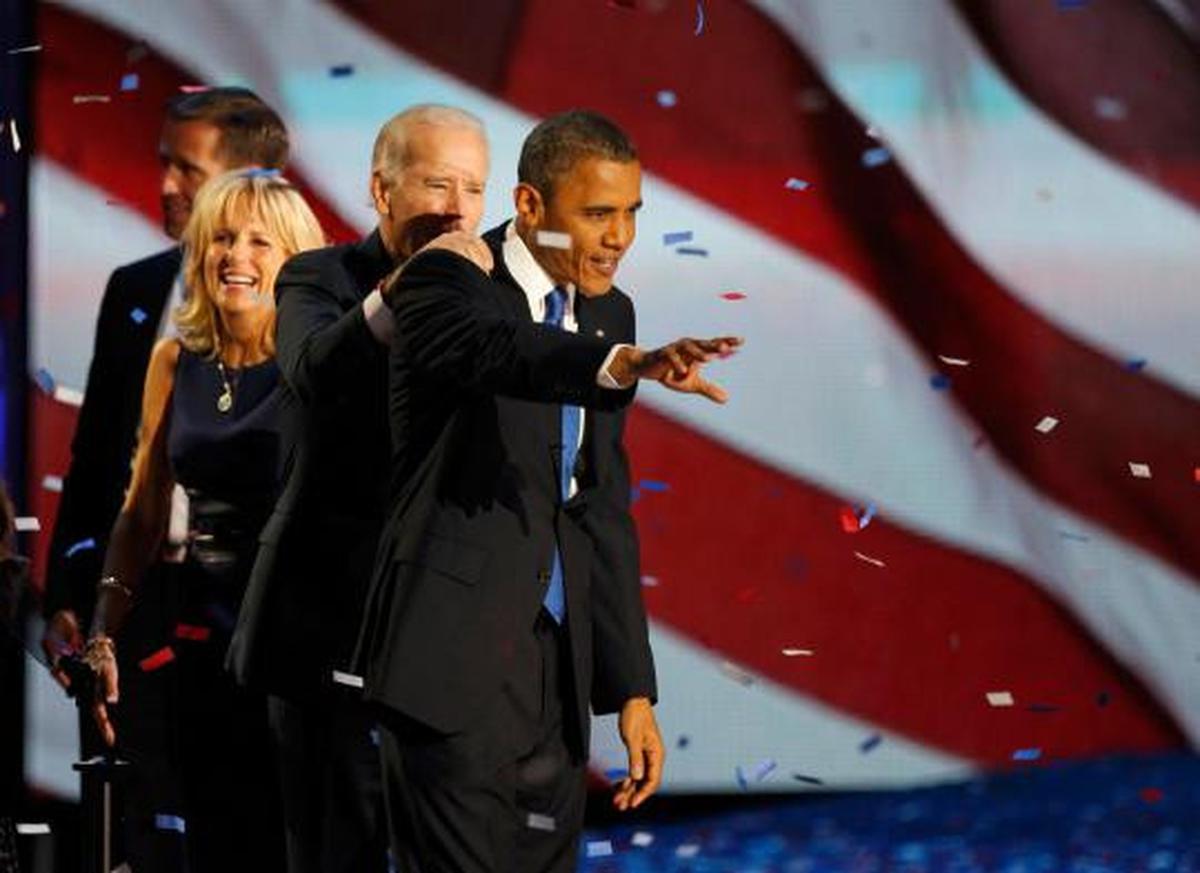 Obama dan keluarga rayakan kemenangan