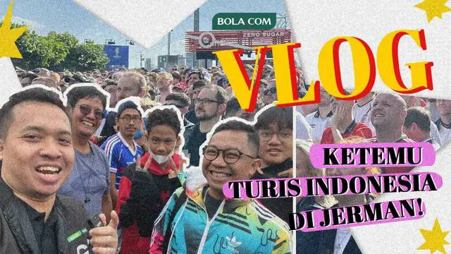 Berita video Vlog Bola.com kali ini, Gerendo Pradigdo, Jurnalis Bola.com, bertemu turis asal Indonesia yang sedang berlibur dan sengaja menonton laga Euro 2024 di fan zone yang terletak di Dusseldorf.