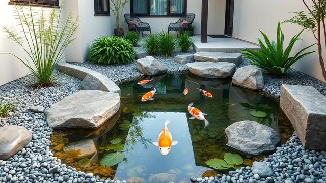 Kolam Ikan depan rumah