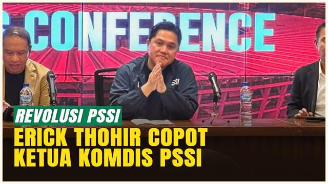 Ketua Umum PSSI, Erick Thohir, resmi mencopot Eko Hendro Prasetyo dari posisi Ketua Komite Disiplin (Komdis) PSSI. Posisinya kini digantikan oleh Umar Husein, sementara Ali Mukartono tetap menjabat sebagai Ketua Komite Banding.