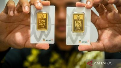 Harga Emas Antam Turun Rp20.000 di Awal Agustus, Cek Daftar Lengkapnya