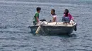 Pengembangan potensi wisata di Kepulauan Seribu perlu diimbangi dengan percepatan penyediaan kebutuhan dasar, pemanfaatan ruang laut untuk pariwisata, pemulihan kawasan pesisir, serta penataan ruang pemukiman. (Liputan6.com/Angga Yuniar)