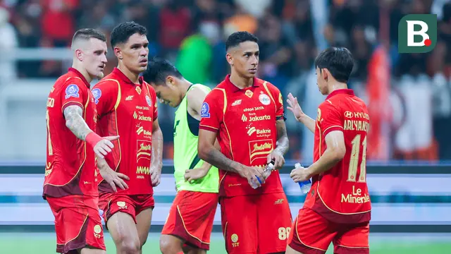  Wajah Kecewa Pemain Persija Setelah Gagal Taklukkan Bali United di BRI Super League