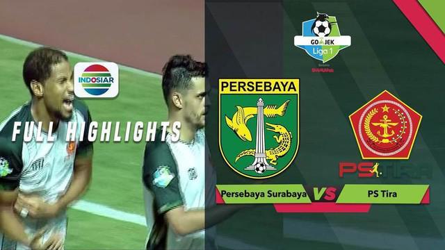 Berita video highlights Gojek Liga 1 2018 bersama Bukalapak antara Persebaya Surabaya melawan PS TIRA yang berakhir dengan skor 0-2, Selasa (11/9/2018).
