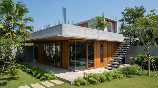 9 Contoh Rumah 1 Lantai Atap Dak untuk Area Multifungsi, Tren Hunian Modern