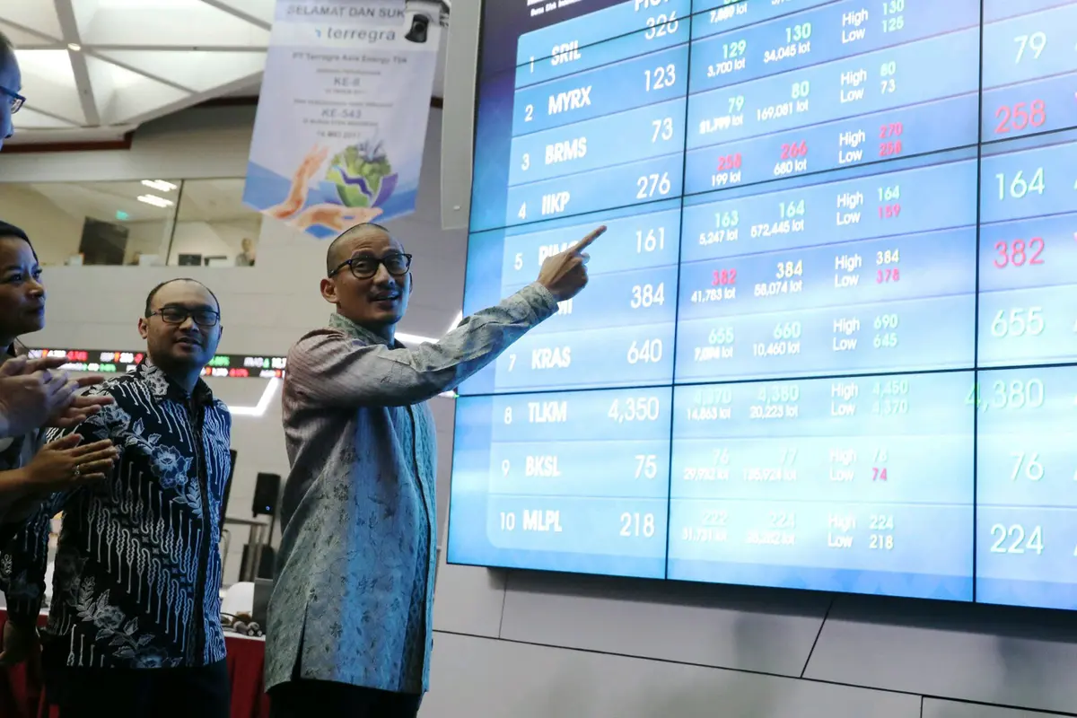 20170602-Sandiaga Uno Buka Perdagangan Bursa-Angga