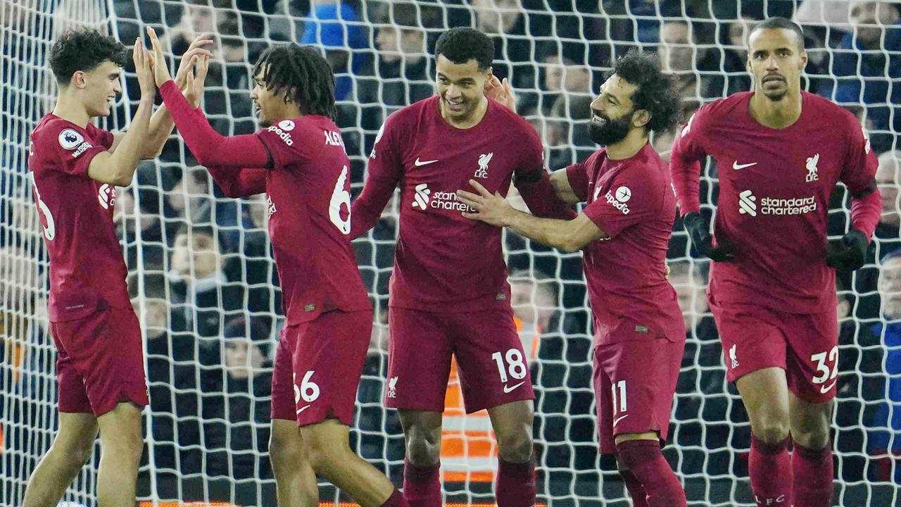 Foto: Cody Gakpo Cetak Gol Perdana, Liverpool Hajar Everton di Liga Inggris