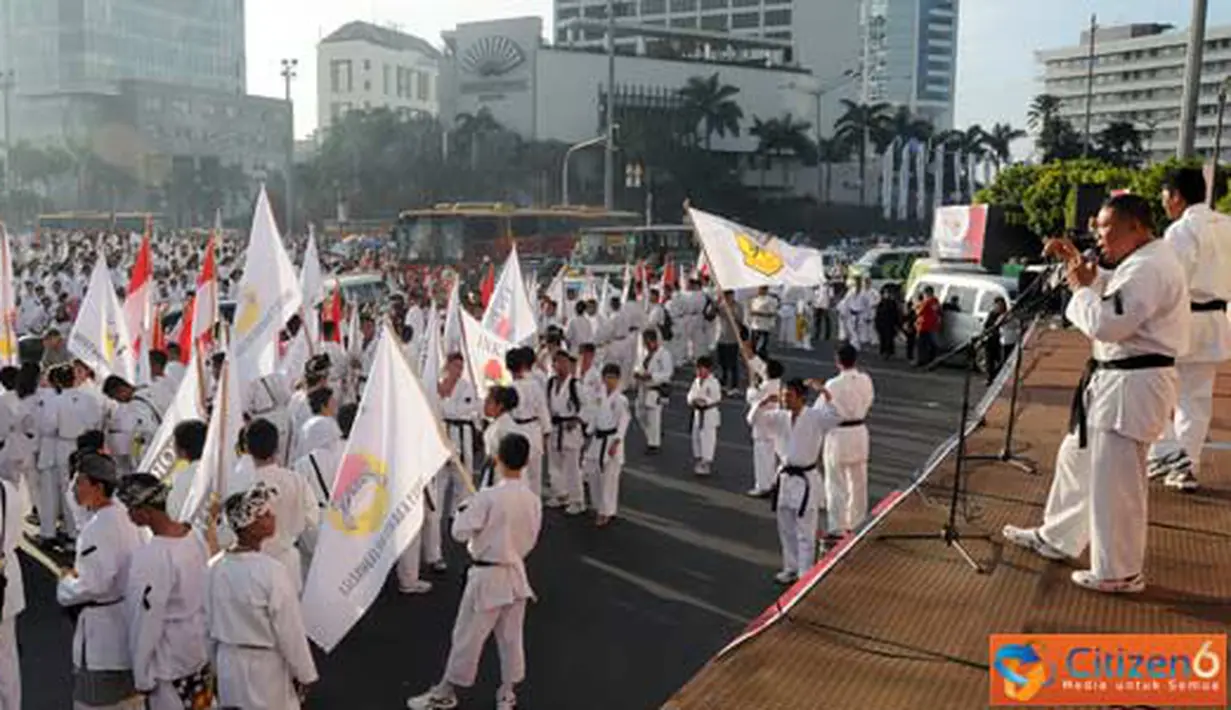 Citizen6, Jakarta: HUT ke 40 Institut Karate-Do Indonesia (INKAI) Gashuku Akbar Nasional, bertema “Melalui dan bersama Inkai kita bangun Indonesia yang lebih baik”. (Pengirim: Badarudin Bakri Badar)