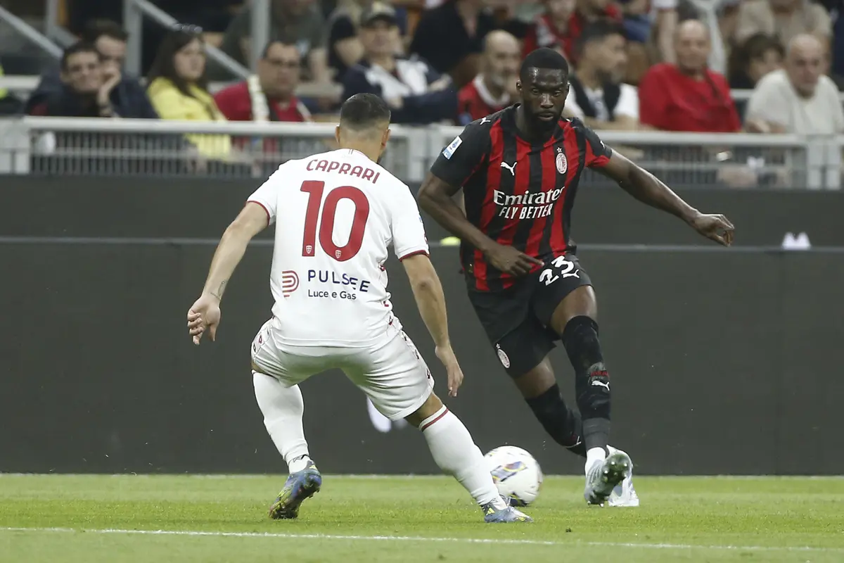 AC Milan vs Monza Fikayo Tomori