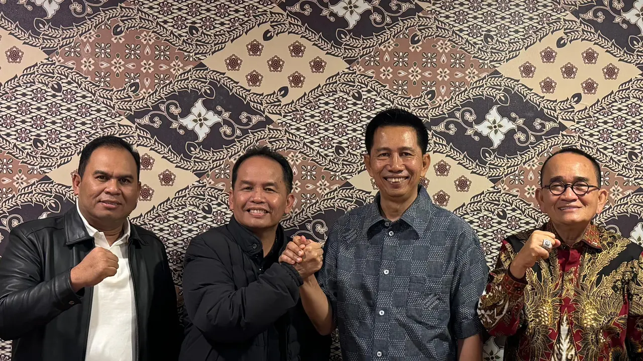Agustiar Sabran bertemu Nadalsyah Koyem (Istimewa)