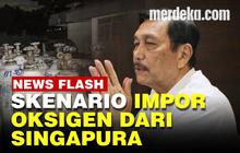 VIDEO: Luhut Datangkan 10 Ribu Oksigen dari Singapura Pakai Pesawat Hercules
