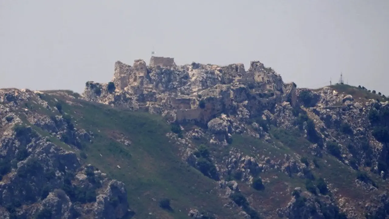 Kastel Beaufort di Lebanon selatan terlihat dari kawasan utara Israel, Minggu (31/5/2026).