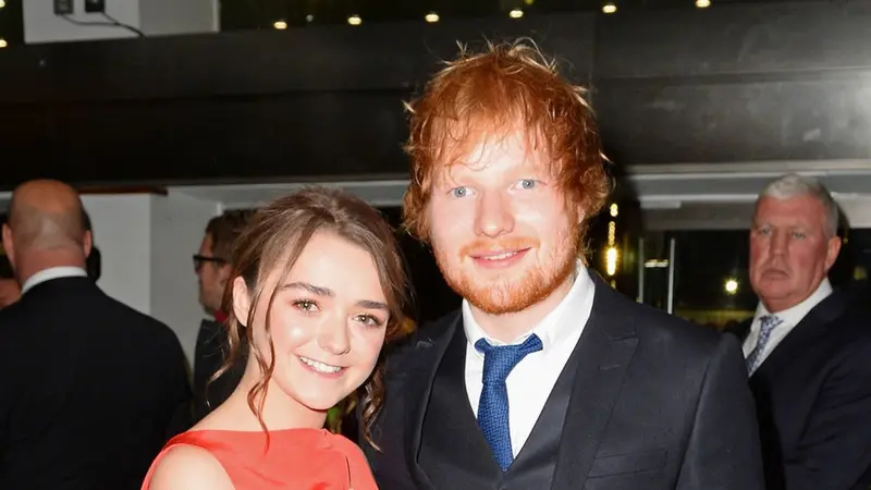 Maisie Williams dan Ed Sheeran