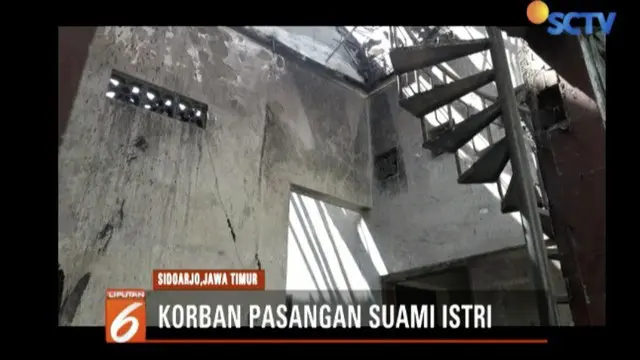 Rumah Terbakar, Pasutri di Sidoarjo Tewas Saat Tidur