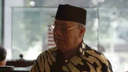 Mahyudin diperiksa penyidik KPK terkait Hambalang di Pengadilan Tipikor. Jakarta, Jumat (13/6/14) (Liputan6.com /Johan Tallo ) 