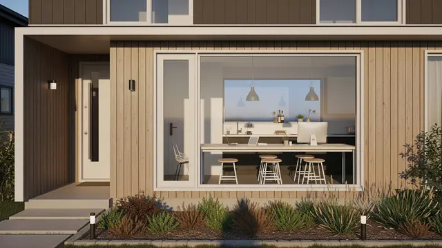 Desain Rumah Kecil 5x9 dengan Ruang Multifungsi untuk Pasangan Kerja