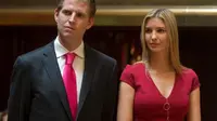 Eric dan Ivanka Trump (sumber. Telegraph.co.uk)