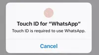 Tips  Amankan WhatsApp dengan Sidik Jari