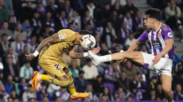 Foto: Juara Mah Bebas, Barcelona Dipecundangi Real Valladolid di Liga Spanyol