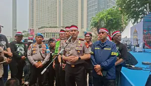 Polisi Selidiki Teh Kemasan Berbusa di Demo 28 Oktober