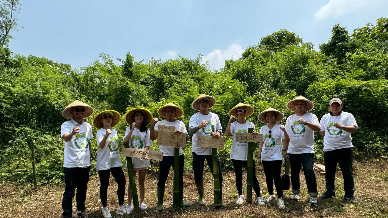 Komunitas Gerakan Semesta Kita (Gemestta) menjalani program peduli lingkungan di Kawasan Babakan Raden, Cariu, Kabupaten Bogor, Jawa Barat. (Istimewa)