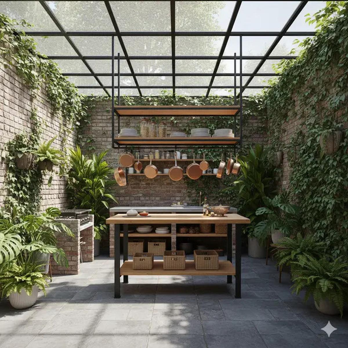 7 Desain Dapur Semi Outdoor Tanpa Kitchen Set: Solusi Modern, Estetis, dan Fungsional