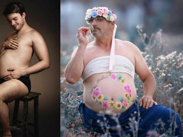 Kocak Begini Jadinya Jika Pria Berperut Buncit Lakukan Foto Maternity Citizen6 Liputan6 Com