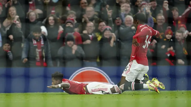 FOTO: Manchester United Taklukkan Crystal Palace di Old Trafford