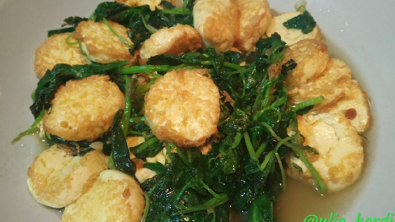 Tumis Bayam Tofu