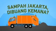 Sampah Jakarta dibuang ke TPST Bantargebang di Bekasi, Jawa Barat.