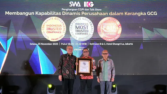 BRI Raih Predikat Perusahaan dengan Tata Kelola Terbaik di Indonesia Trusted Companies 2025