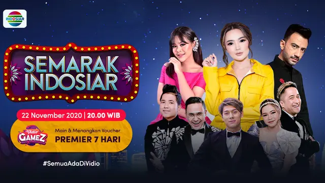 Streaming Semarak Indosiar di Vidio, Perhelatan Megah yang Bertabur Bintang