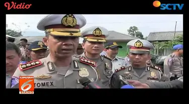 Kepolisian gelar olah tempat kejadian perkara kecelakaan maut di Jalan Raya Puncak, Bogor, Jawa Barat.