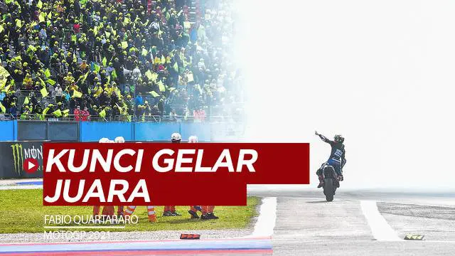 Berita video highlights MotoGP Sirkuit Misano, Minggu (24/10/21). Fabio Quartararo kunci gelar juara.